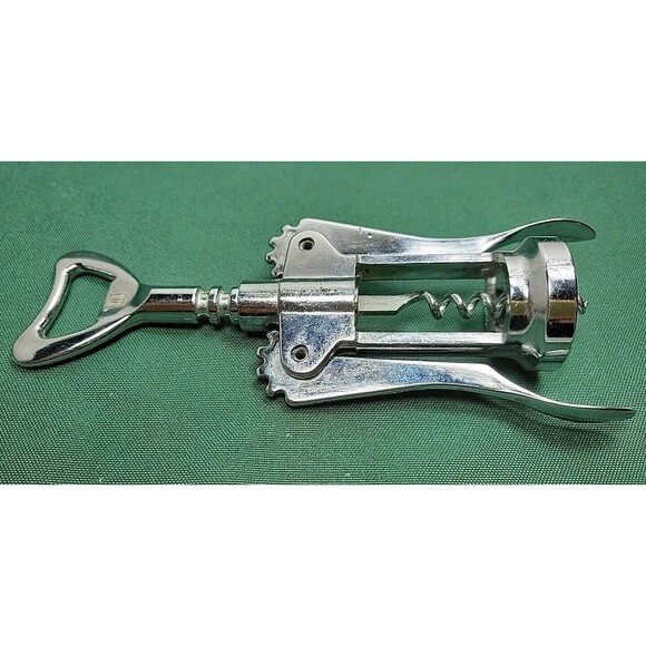 Vintage Irvinware Corkscrew Wine Bottle Opener Made in USA MCM Barware - Picture 1 of 6